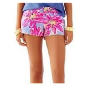 Lilly Pulitzer Walsh Short Party Purple Dahlia Size 00 NWT